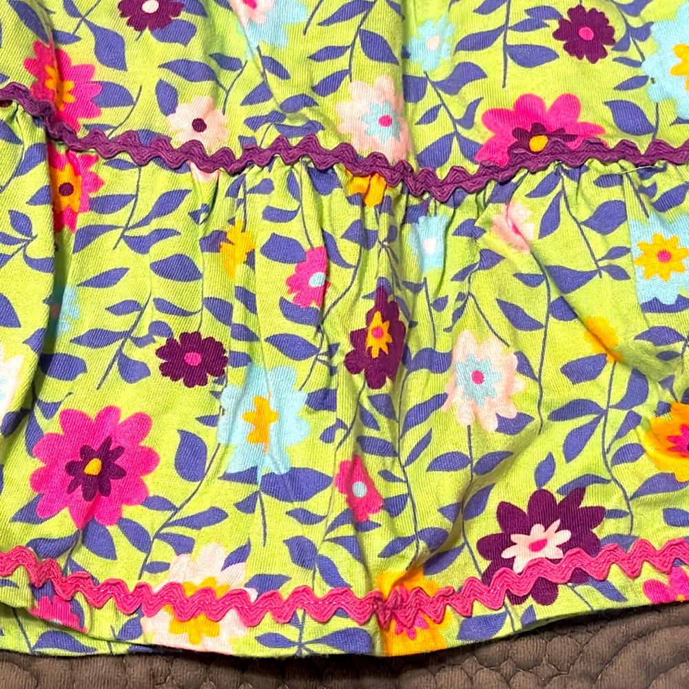 HANNA ANDERSSON Floral Print Skirt. Size 6-7 - Picture 2 of 7